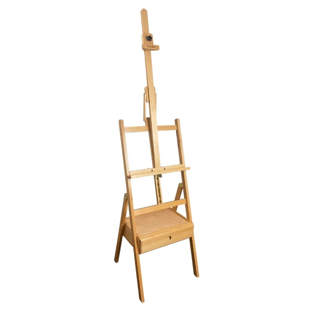 Mont Marte Tilting Box Floor Easel Beech Wood - Art Supplies Australia