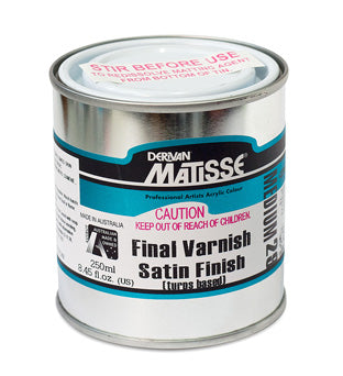 Matisse Acrylic Medium MM29 Satin Turps based Varnish - Art Supplies Australia