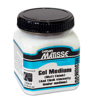 Matisse Acrylic Medium MM30 Matt Gel Medium - Art Supplies Australia