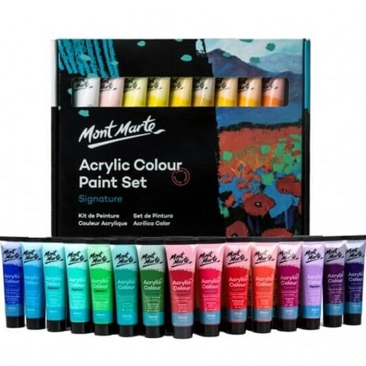 Mont Marte Acrylic Colour Paint Set - Art Supplies Australia