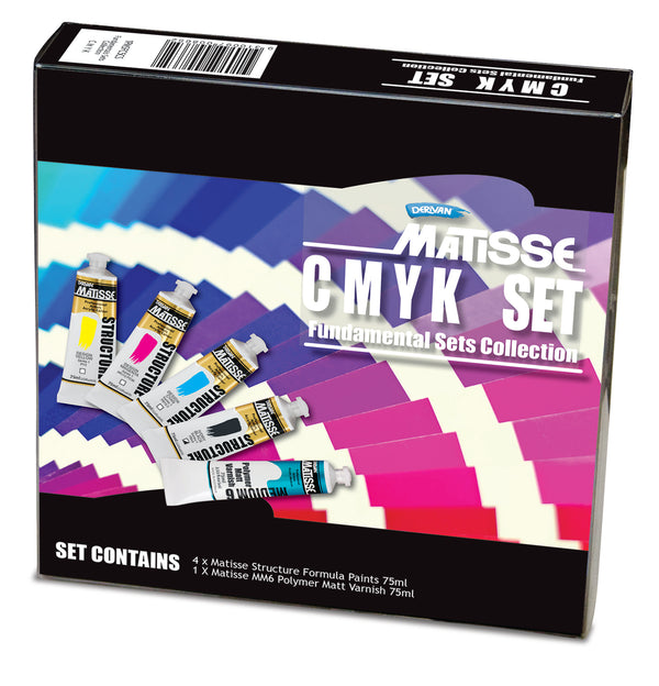 Matisse Structure CMYK Set 5x75ml - Art Supplies Australia