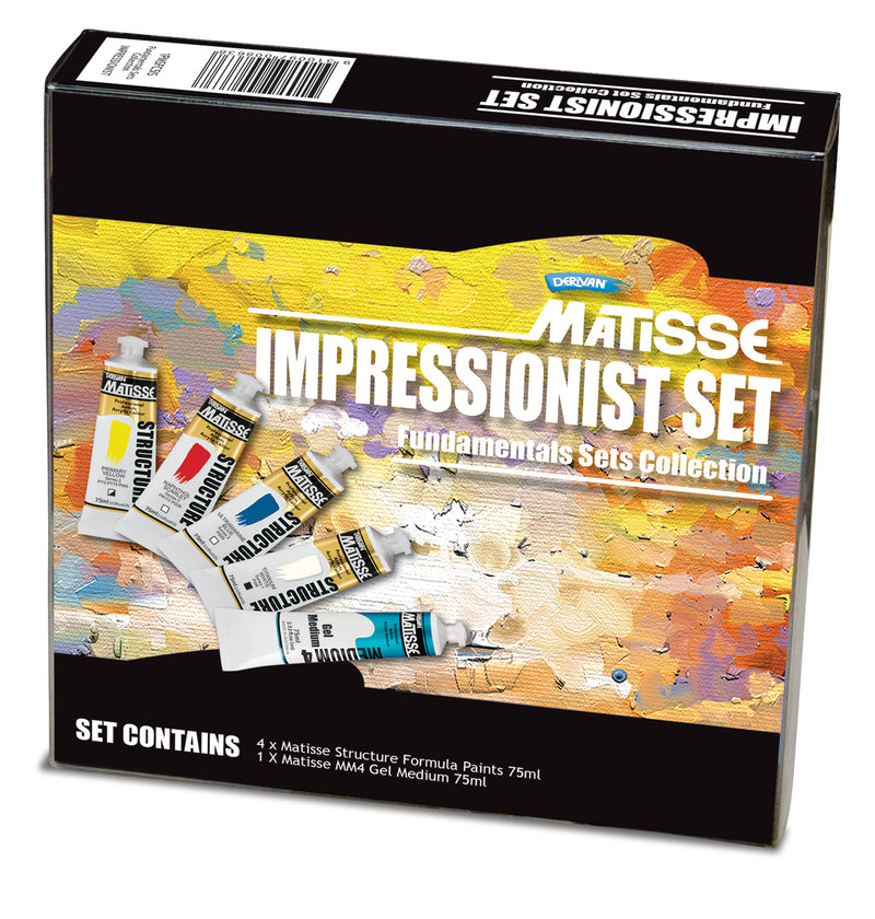 Matisse Structure Impressionist Set 5x75ml - Art Supplies Australia
