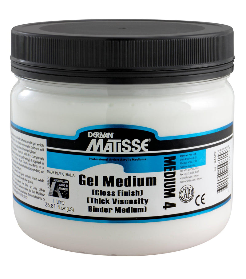 Matisse Acrylic Medium MM4 Gel Medium (Gloss Finish) - Art Supplies Australia