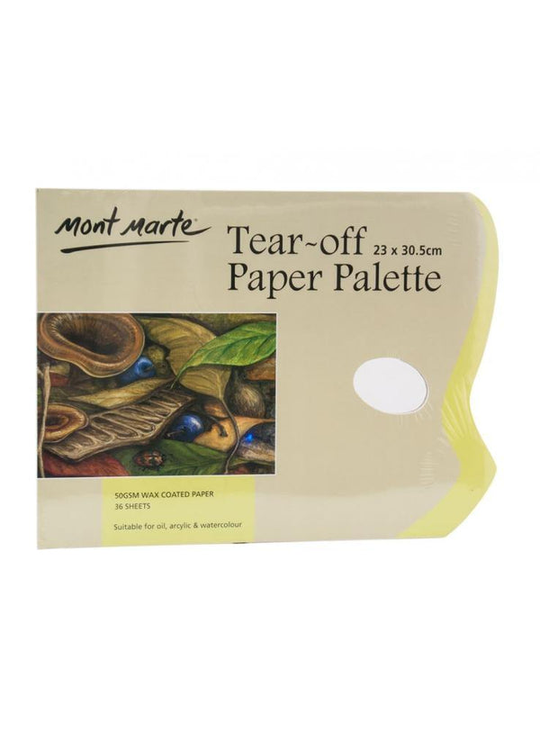 Mont Marte Tear Off Palette Pad 36 Sheet - Art Supplies Australia