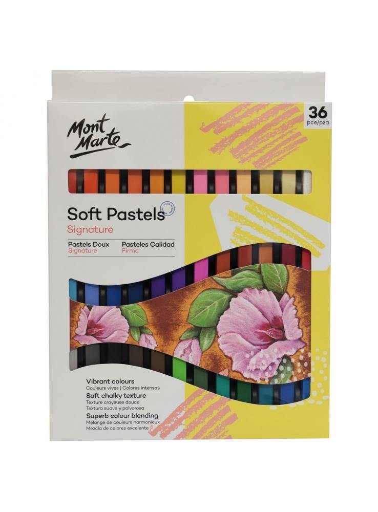 Mont Marte Signature Soft Pastels 36pce - Art Supplies Australia
