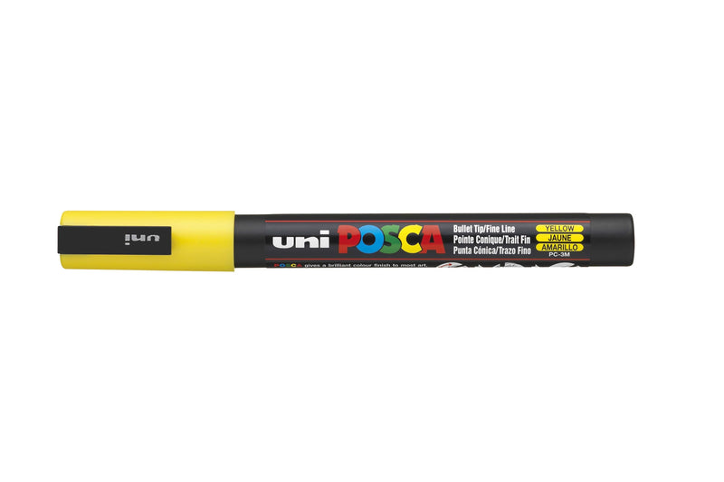 Posca Marker : Pc-1mr : Ultra-Fine Bullet Tip : 0.7mm : Yellow