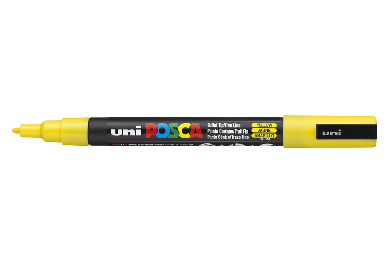 Uni POSCA Water-based Pigment Ink Marker - Fine(0.9-1.3mm) Bullet Tip(PC-3M) - Art Supplies Australia