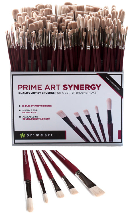 Prime Art Synergy 6039 Acrylic Bristle / Long Handle - Art Supplies Australia
