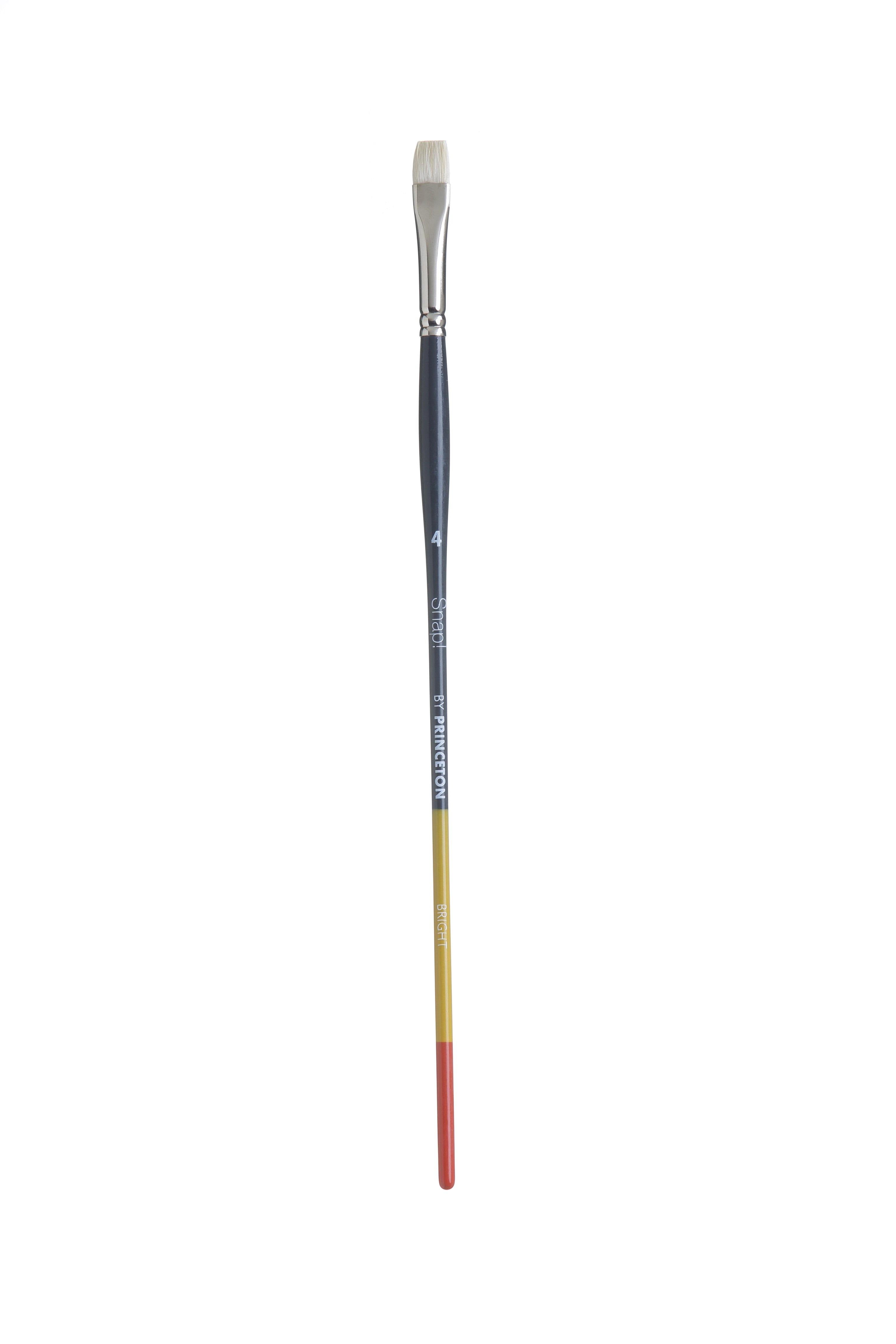 Princeton Snap Series 9700 Long Handle Natural Hog Bristle Brush for Oil, Acrylic - Art Supplies Australia
