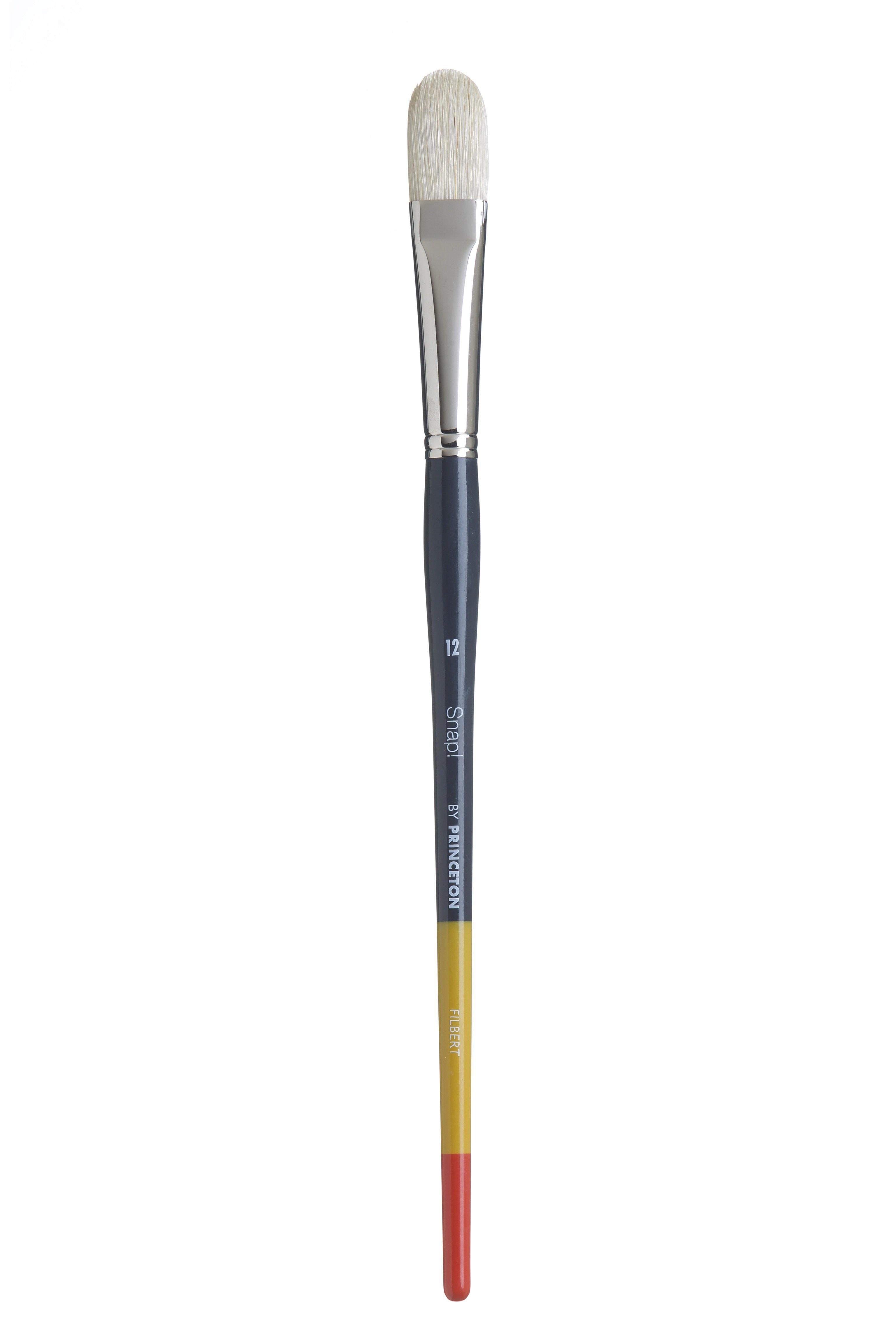 Princeton Snap Series 9700 Long Handle Natural Hog Bristle Brush for Oil, Acrylic - Art Supplies Australia