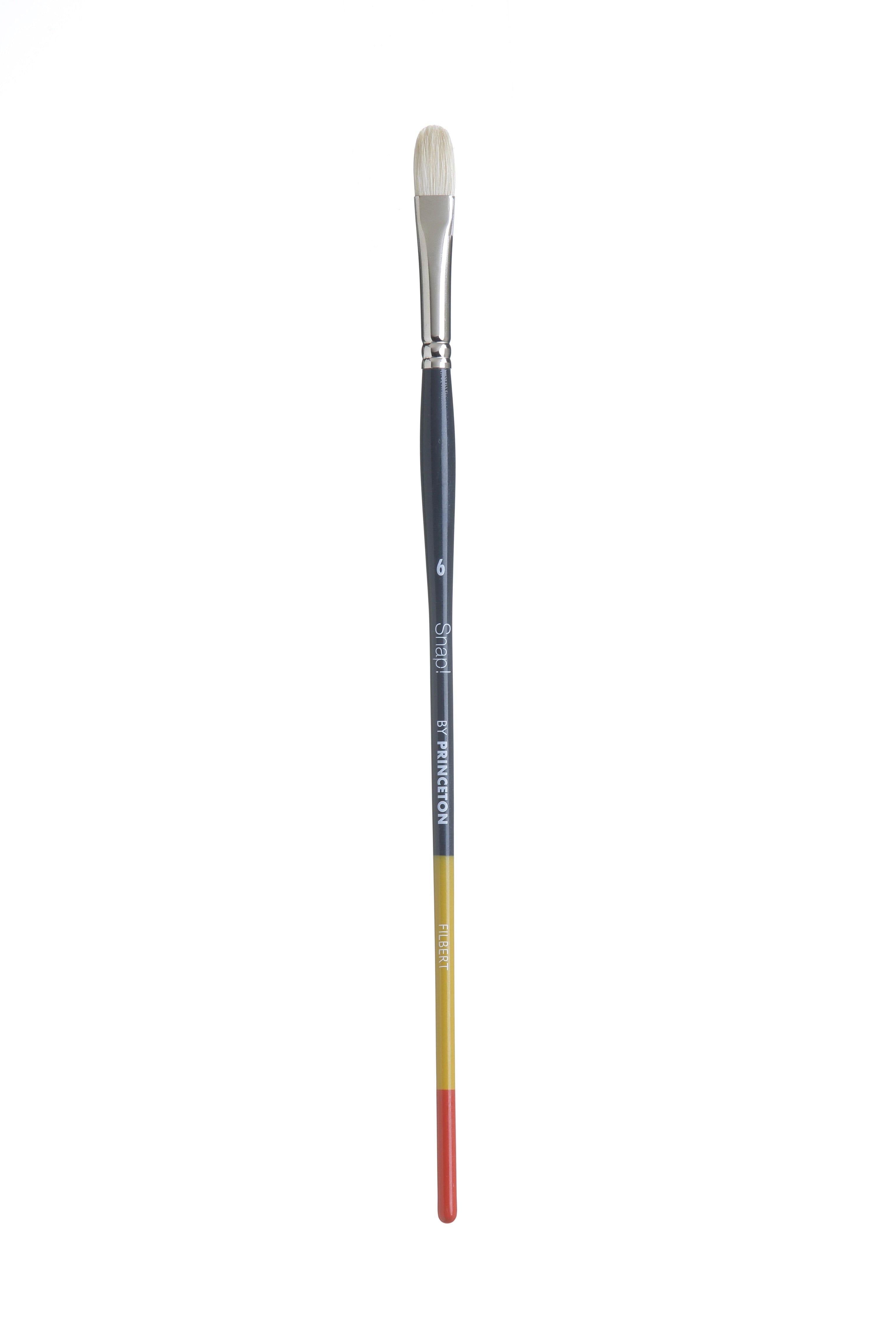 Princeton Snap Series 9700 Long Handle Natural Hog Bristle Brush for Oil, Acrylic - Art Supplies Australia