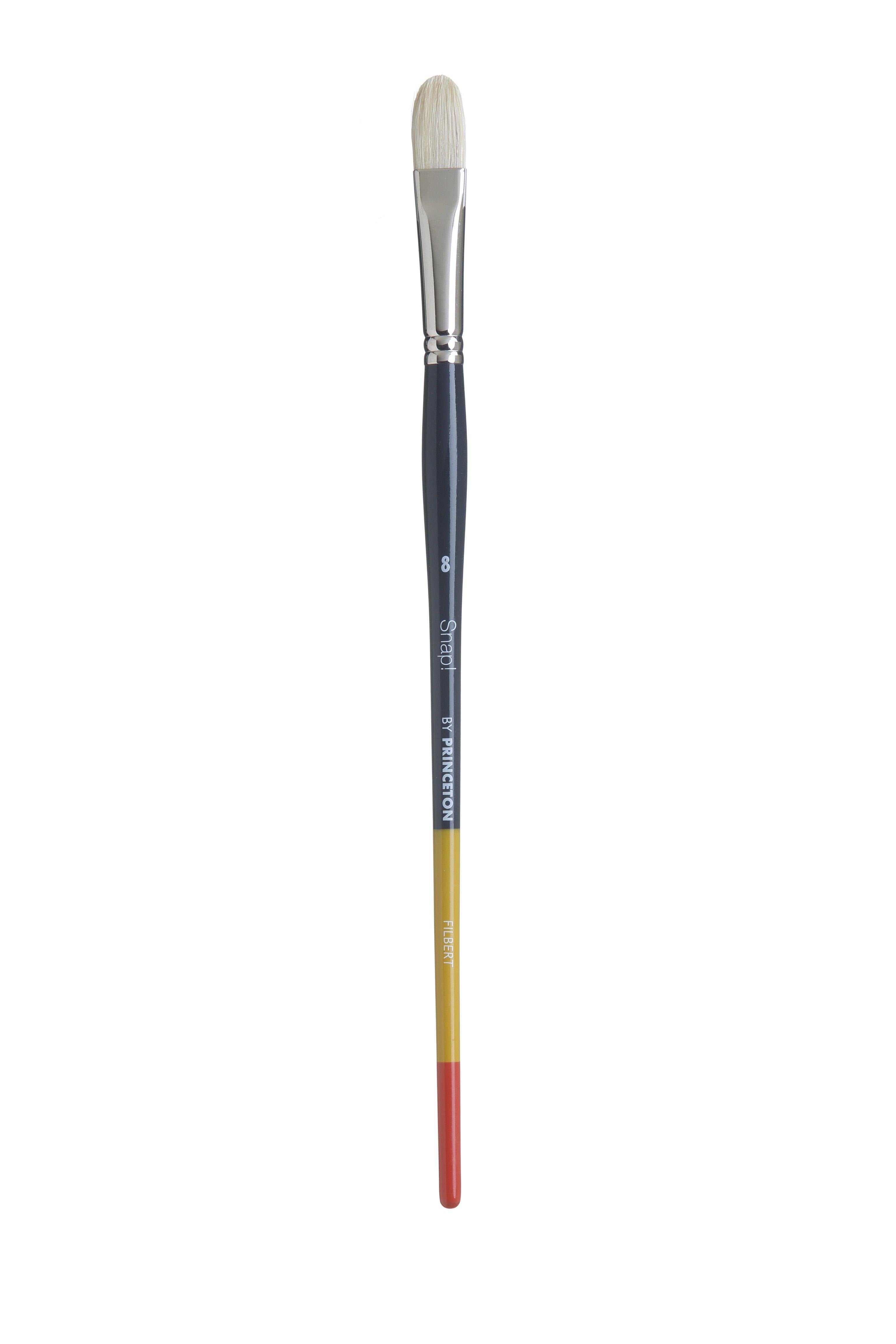 Princeton Snap Series 9700 Long Handle Natural Hog Bristle Brush for Oil, Acrylic - Art Supplies Australia