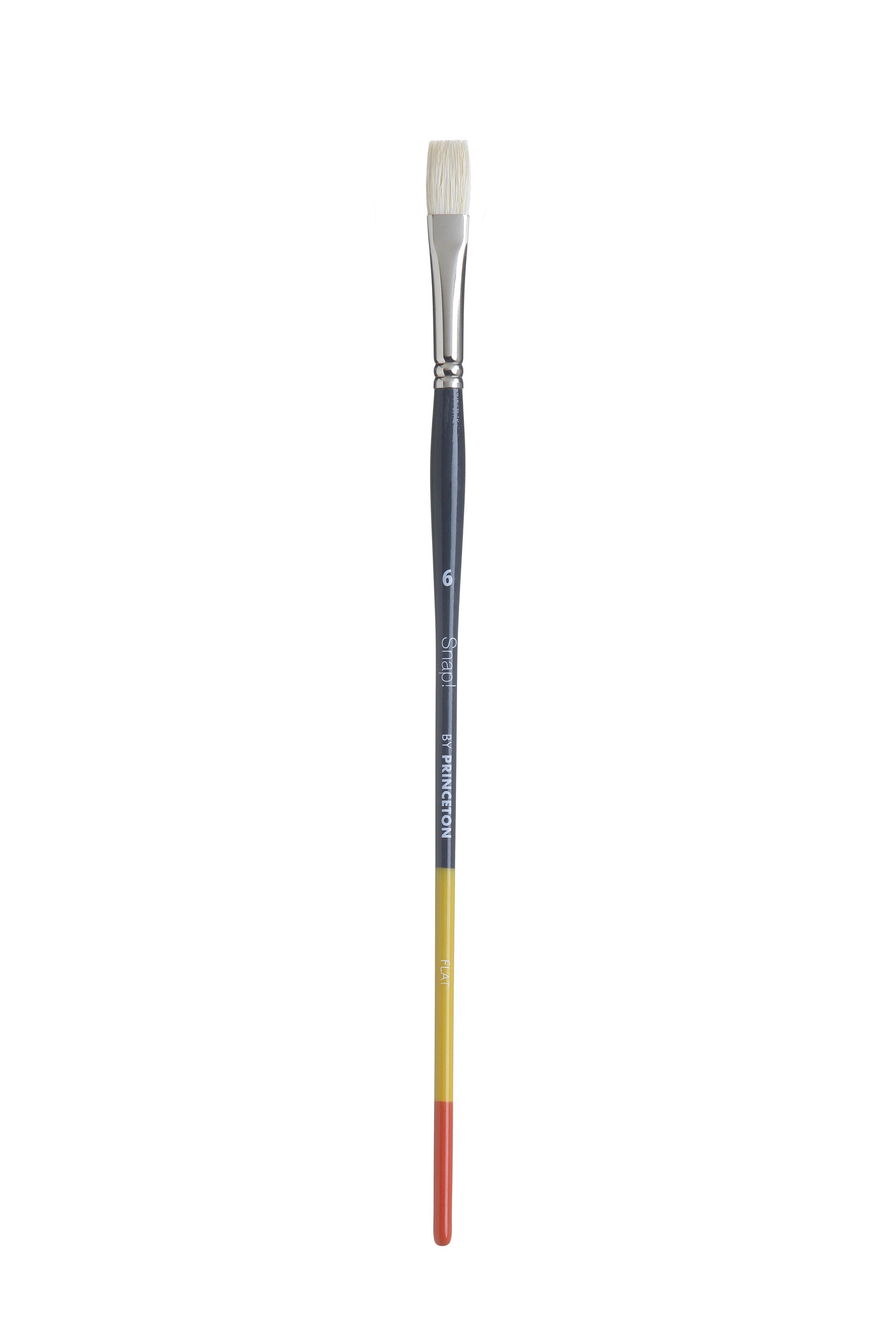 Princeton Snap Series 9700 Long Handle Natural Hog Bristle Brush for Oil, Acrylic - Art Supplies Australia