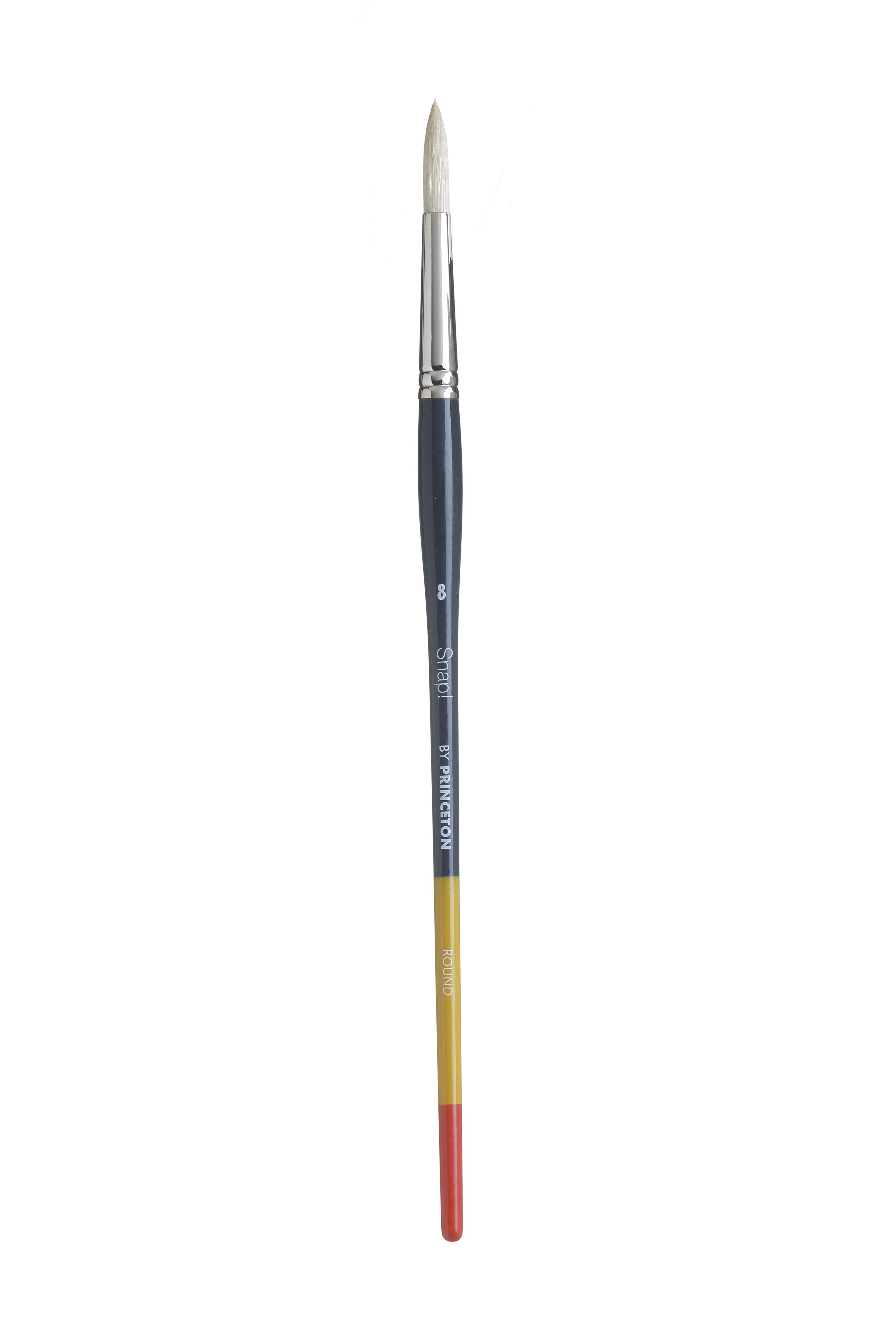Princeton Snap Series 9700 Long Handle Natural Hog Bristle Brush for Oil, Acrylic - Art Supplies Australia