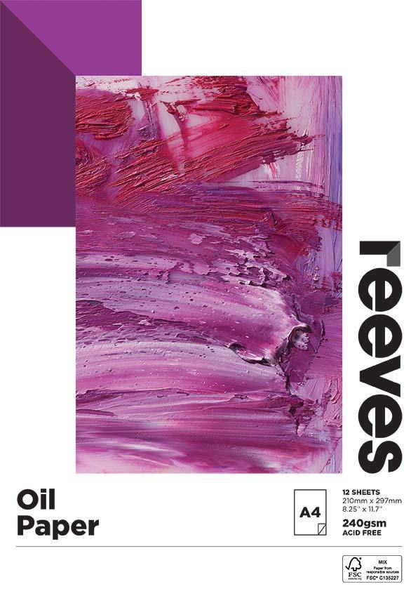 Reeves Oil Paper Pads - Art Supplies Australia