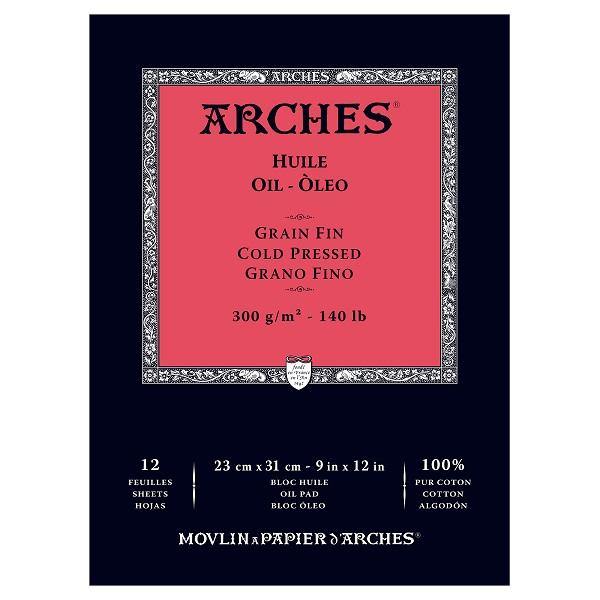 Arches 100% Cotton Oil Colour Paper Pads 300gsm - Art Supplies Australia
