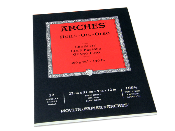Arches 100% Cotton Oil Colour Paper Pads 300gsm - Art Supplies Australia