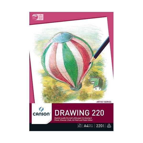 Canson Balloon Drawing Paper Pads 220gsm 25 Sheets - Art Supplies Australia