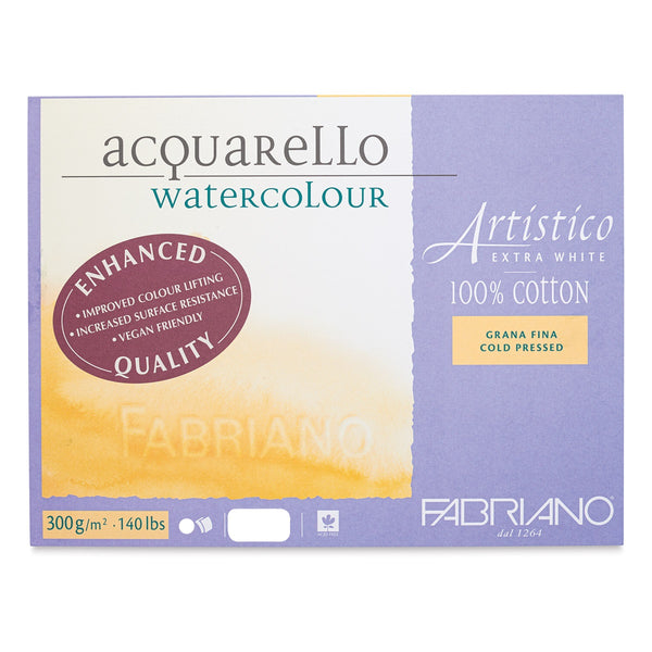 Fabriano Artistico 100% Cotton Water Colour Blocks 300gsm - Art Supplies Australia