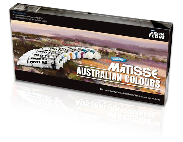 Matisse Flow Australian Set 10x75ml - Art Supplies Australia