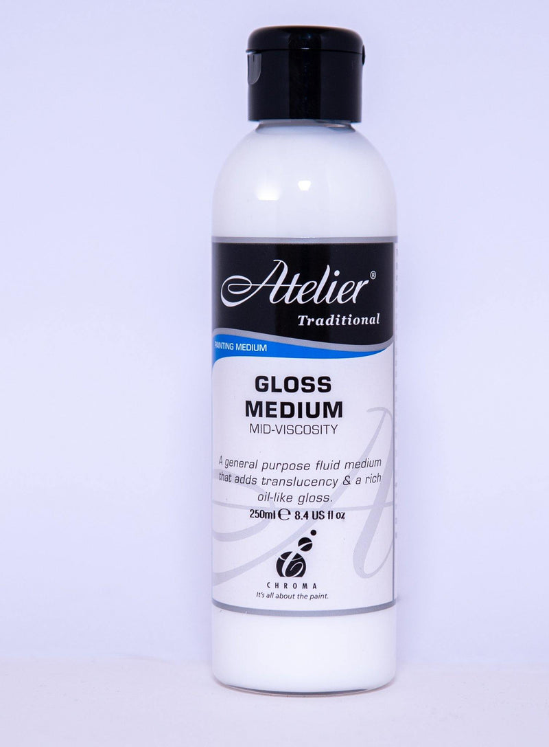 Atelier Acrylic Medium - Gloss Medium - Art Supplies Australia