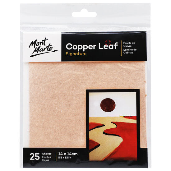 Mont Marte Imitation Leaf 14x14cm 25 Sheet - Art Supplies Australia
