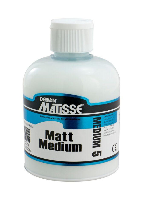 Matisse Acrylic Medium MM5 Matt Medium - Art Supplies Australia
