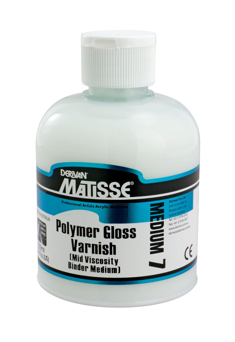 Matisse Acrylic Medium MM7 Polymer Gloss Varnish - Art Supplies Australia