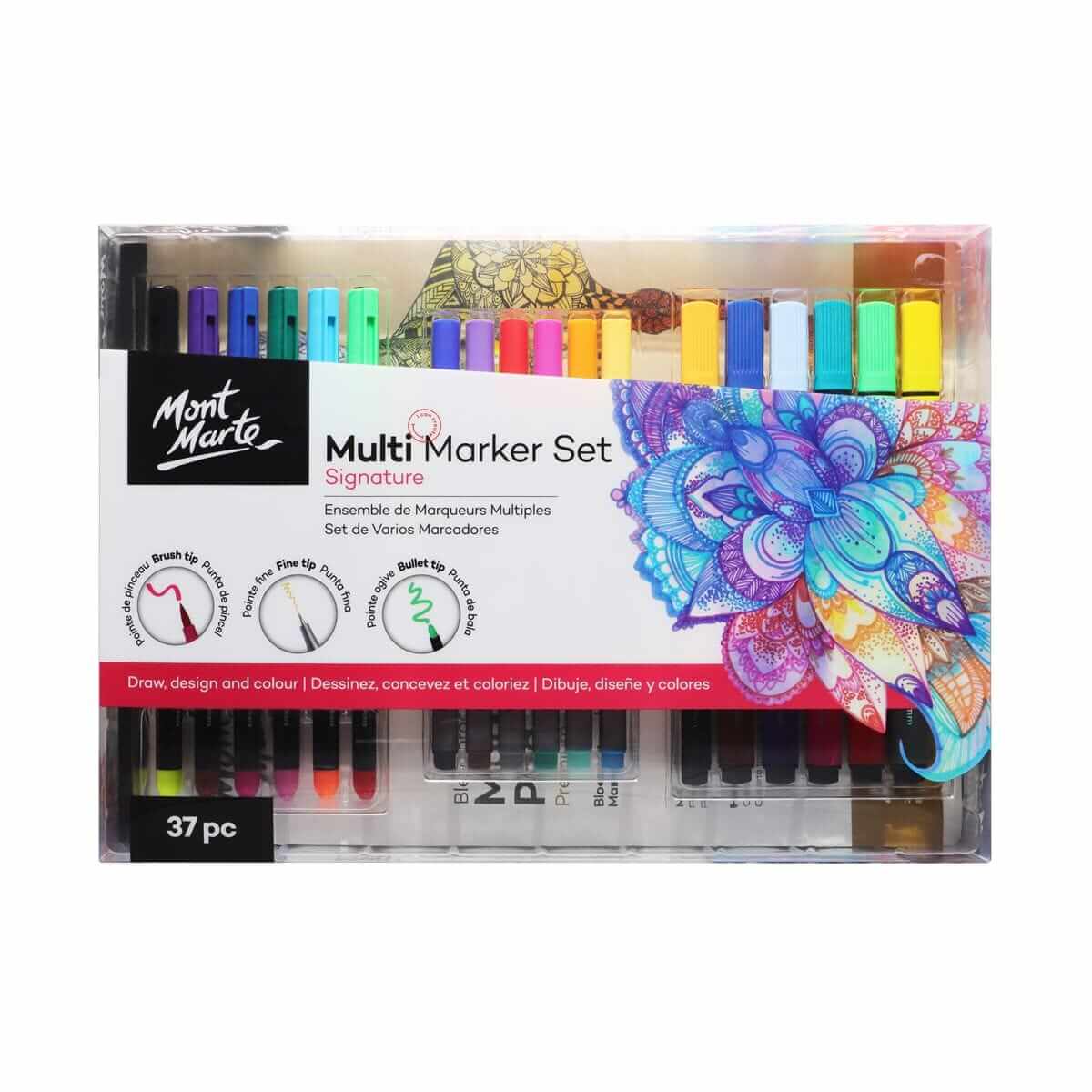Mont Marte Multi Marker Set - Art Supplies Australia