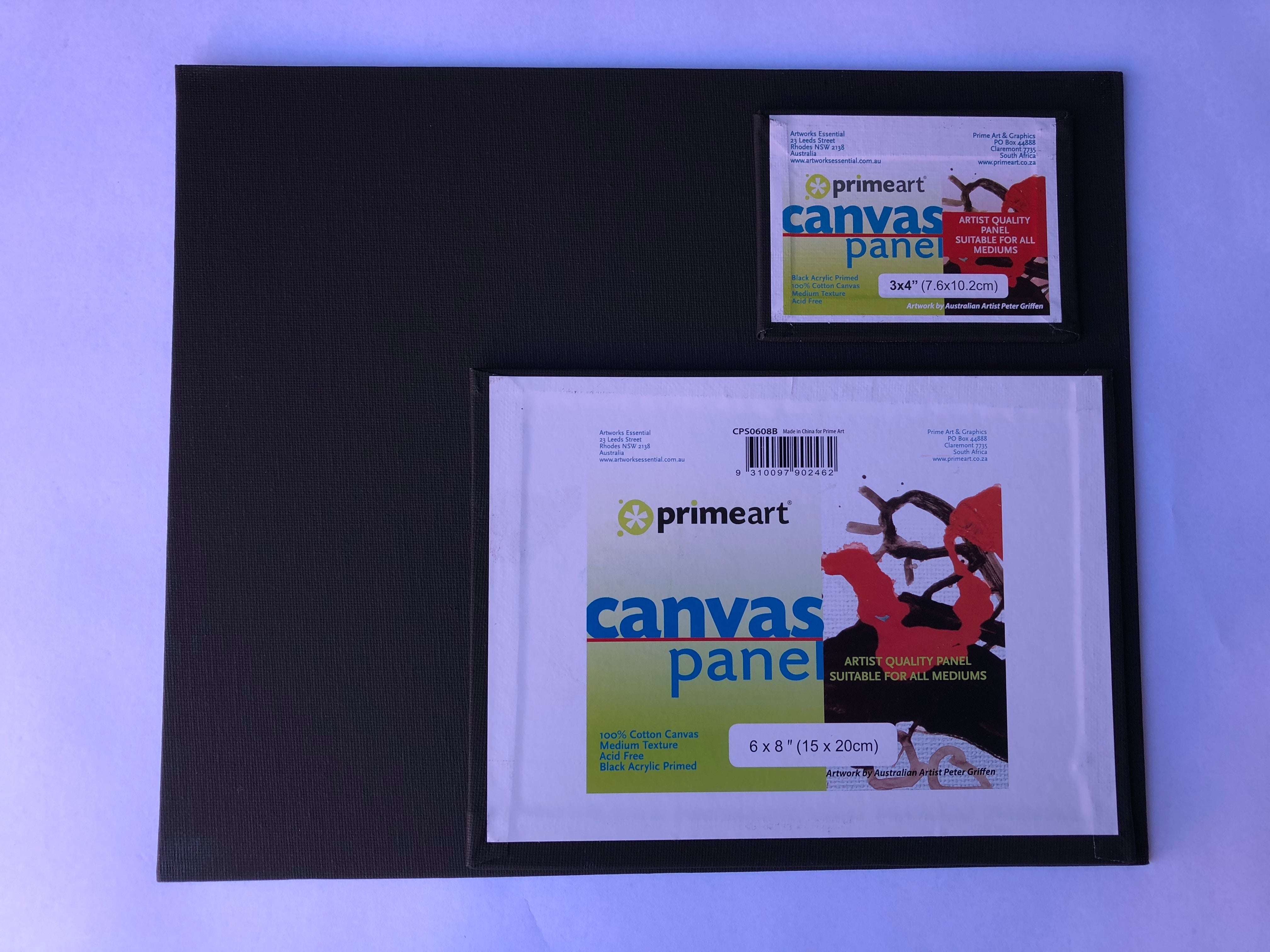 Prime Art/Luca Essential Canvas Panels - Art Supplies Australia